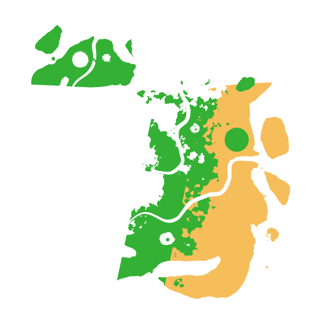 Biome Rust Map: Procedural Map, Size: 3500, Seed: 905855862