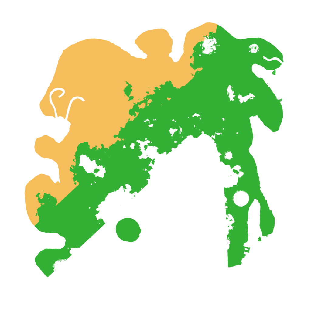 Biome Rust Map: Procedural Map, Size: 3500, Seed: 32368
