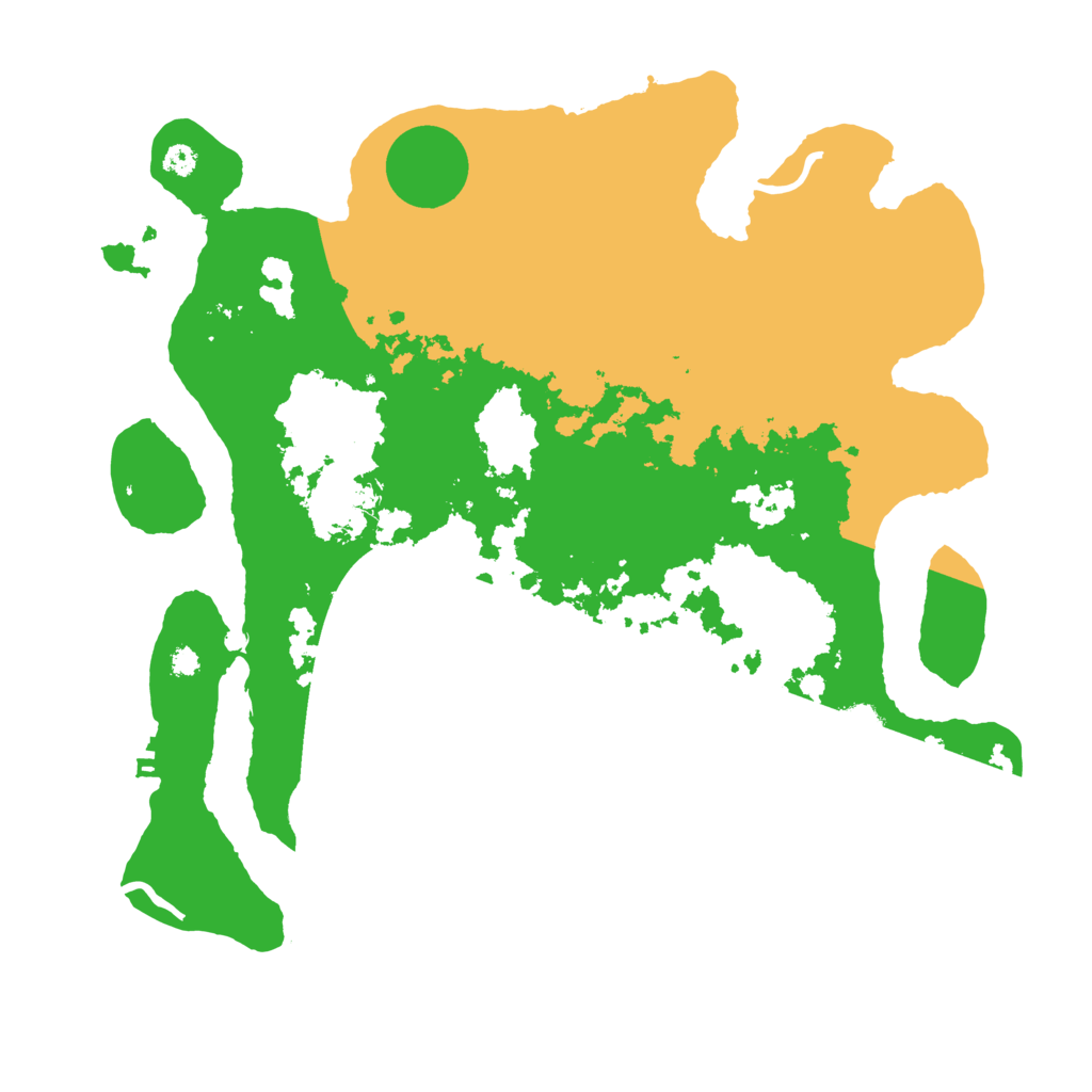 Biome Rust Map: Procedural Map, Size: 3500, Seed: 1996531661