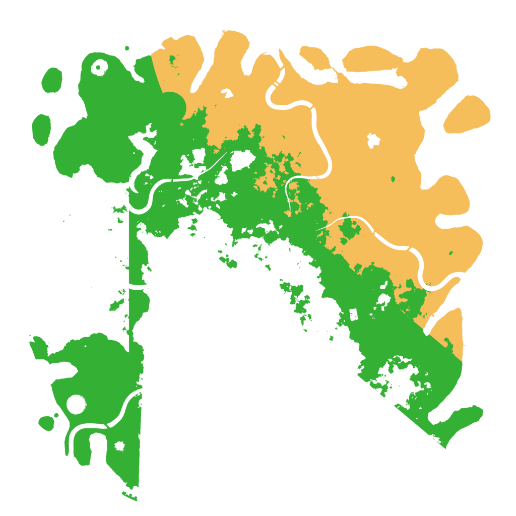 Biome Rust Map: Procedural Map, Size: 4700, Seed: 2509
