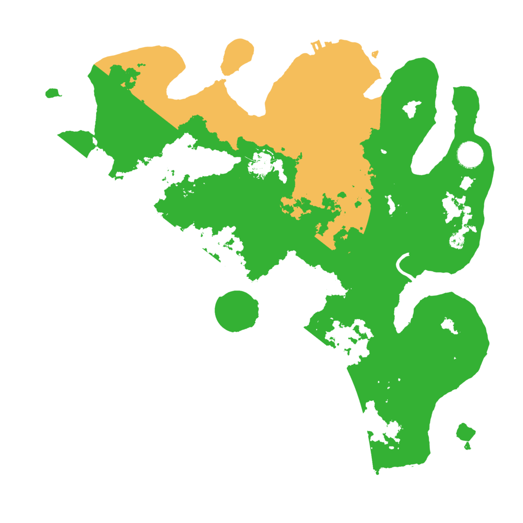 Biome Rust Map: Procedural Map, Size: 3500, Seed: 99321512