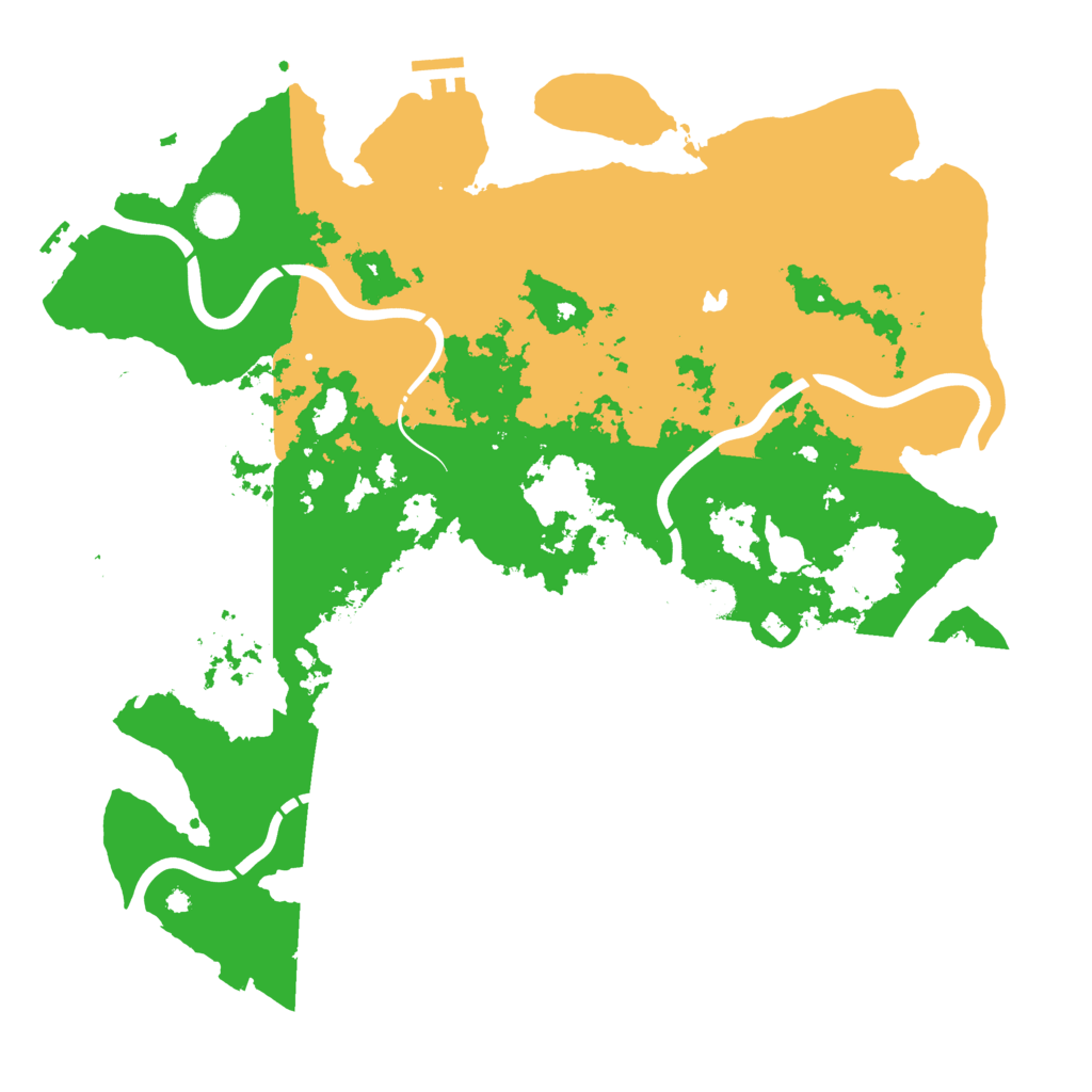 Biome Rust Map: Procedural Map, Size: 4250, Seed: 23621