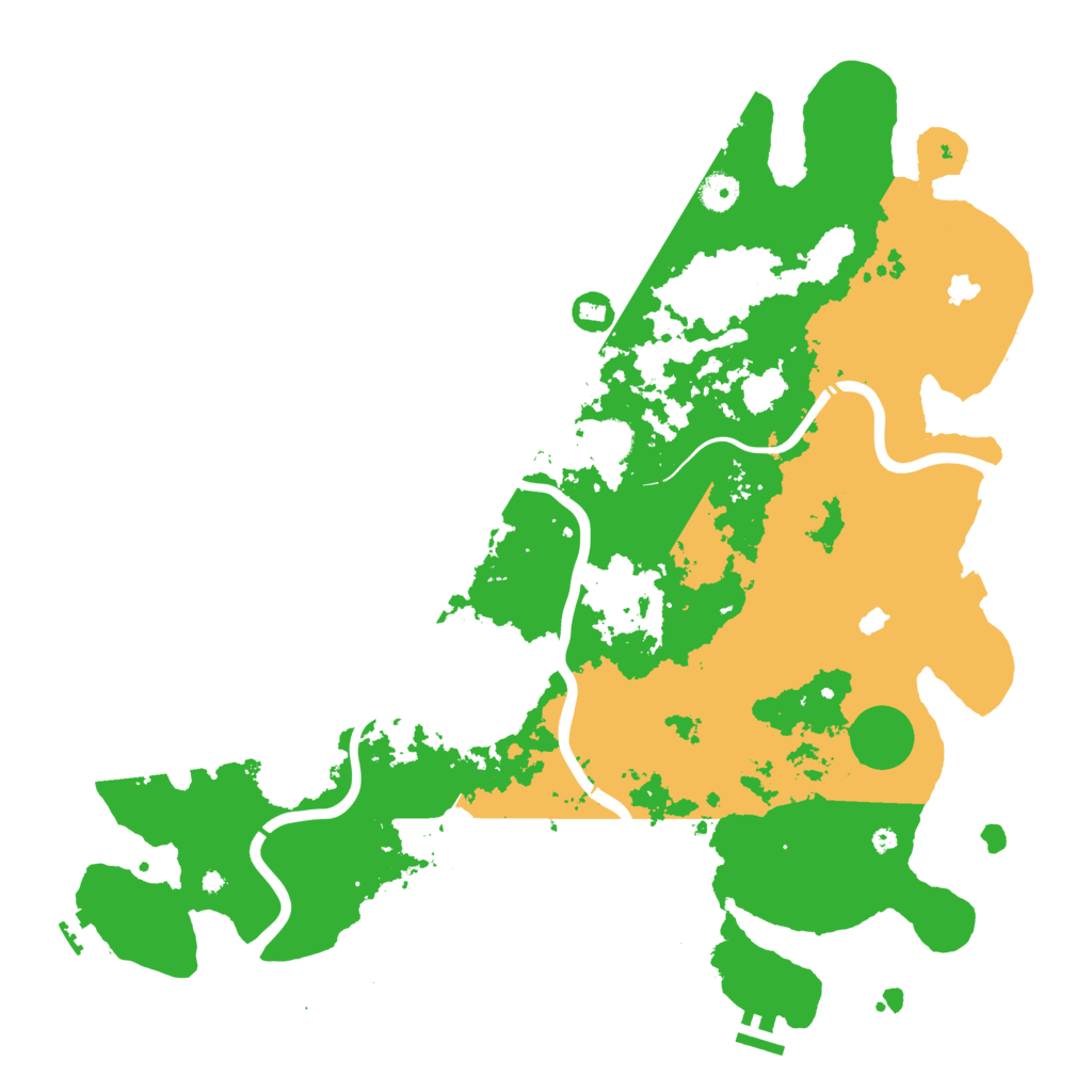 Biome Rust Map: Procedural Map, Size: 4500, Seed: 2062023