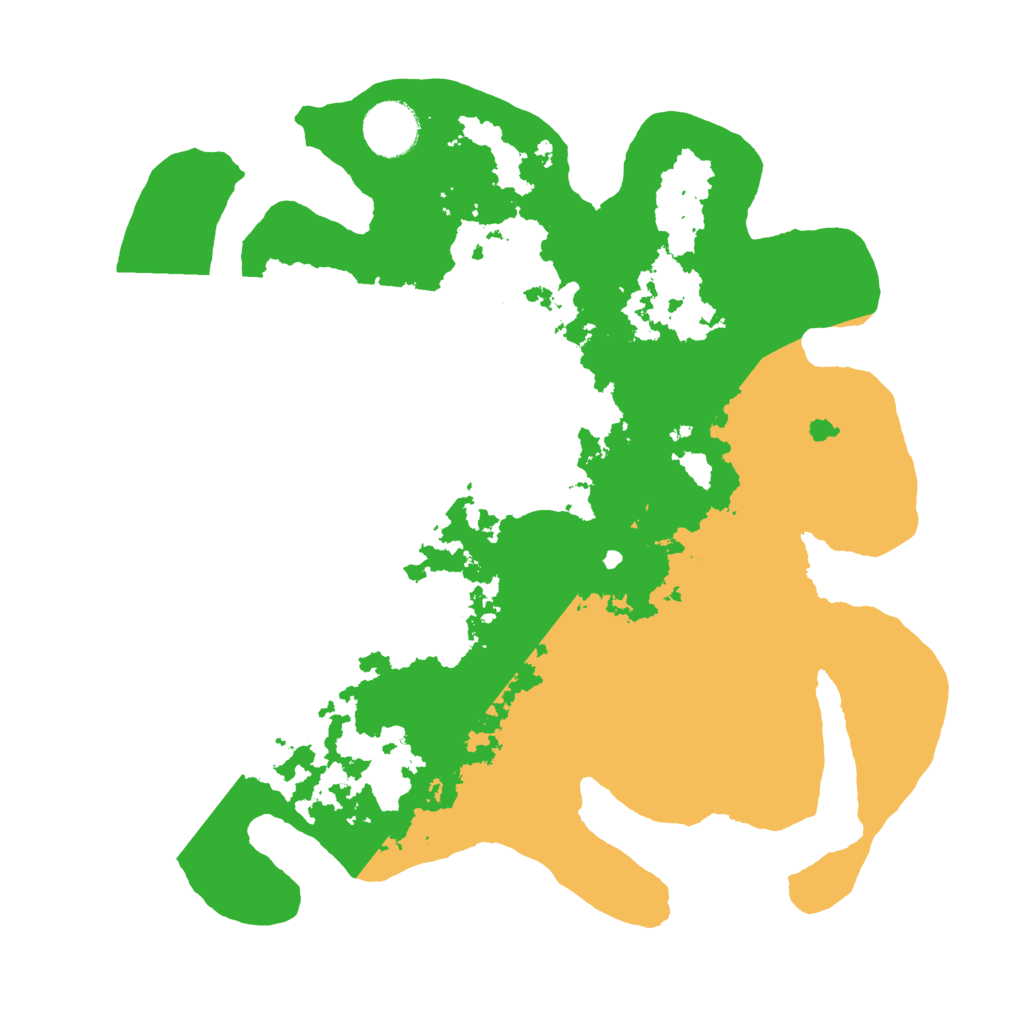 Biome Rust Map: Barren, Size: 3250, Seed: 644910030