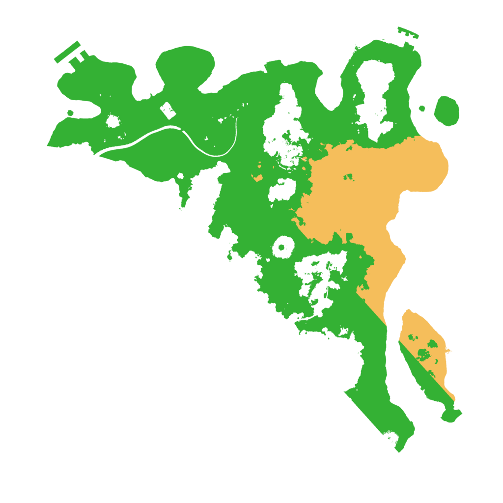 Biome Rust Map: Procedural Map, Size: 3400, Seed: 78536969
