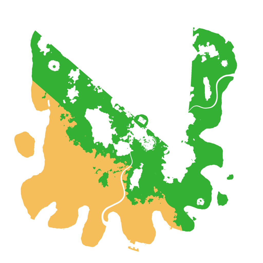 Biome Rust Map: Procedural Map, Size: 3550, Seed: 61532831