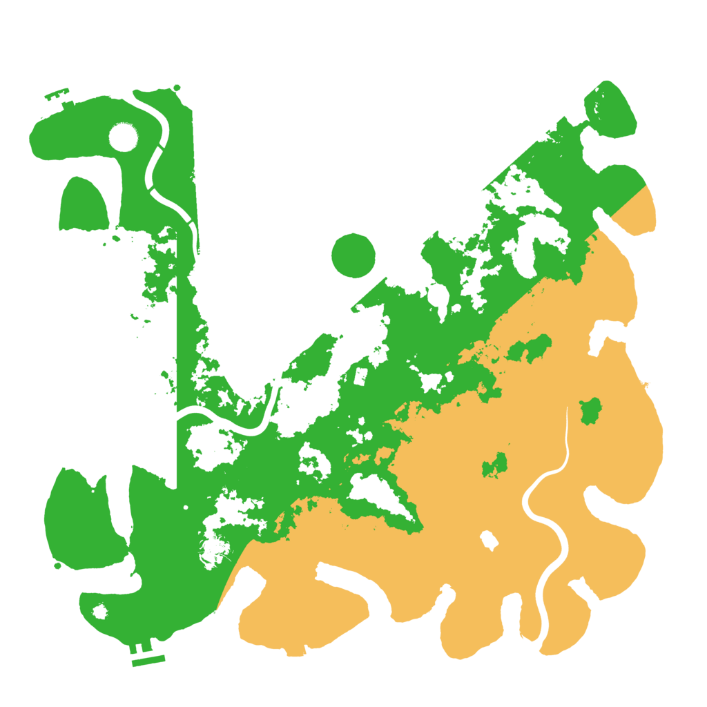 Biome Rust Map: Procedural Map, Size: 4300, Seed: 1602627445