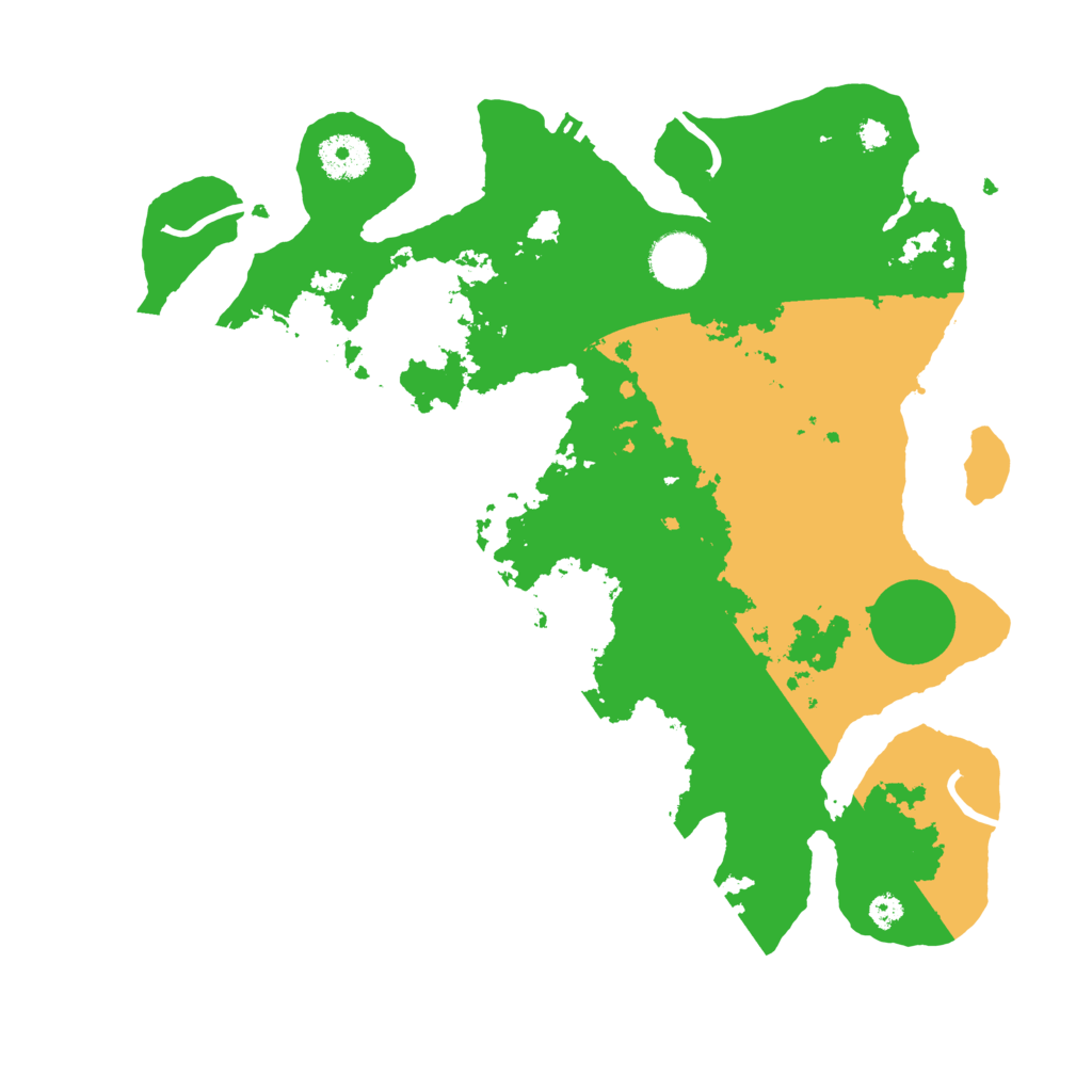 Biome Rust Map: Procedural Map, Size: 3400, Seed: 5514649