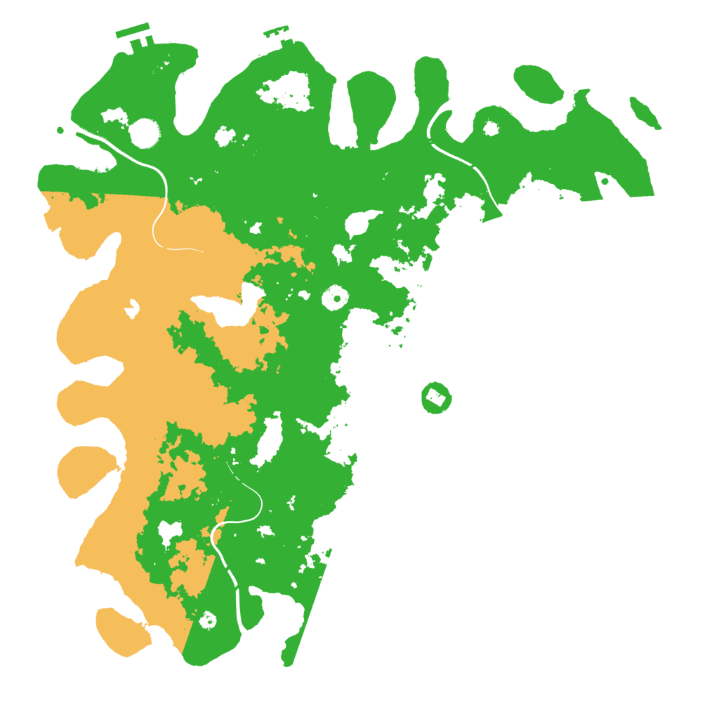 Biome Rust Map: Procedural Map, Size: 4250, Seed: 998040