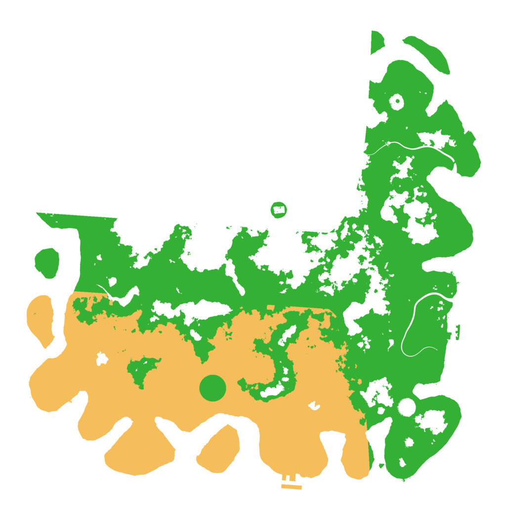 Biome Rust Map: Procedural Map, Size: 5000, Seed: 8879057