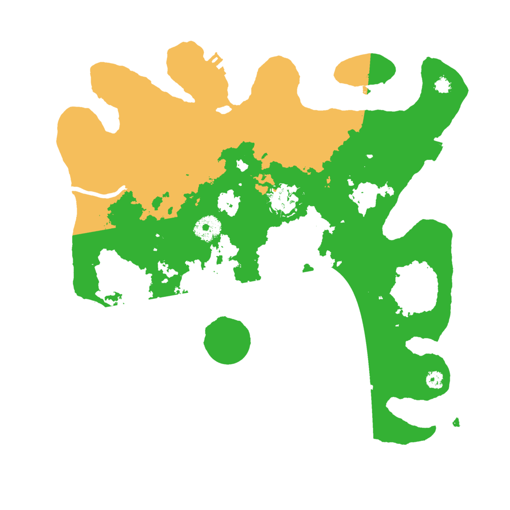 Biome Rust Map: Procedural Map, Size: 3000, Seed: 230602