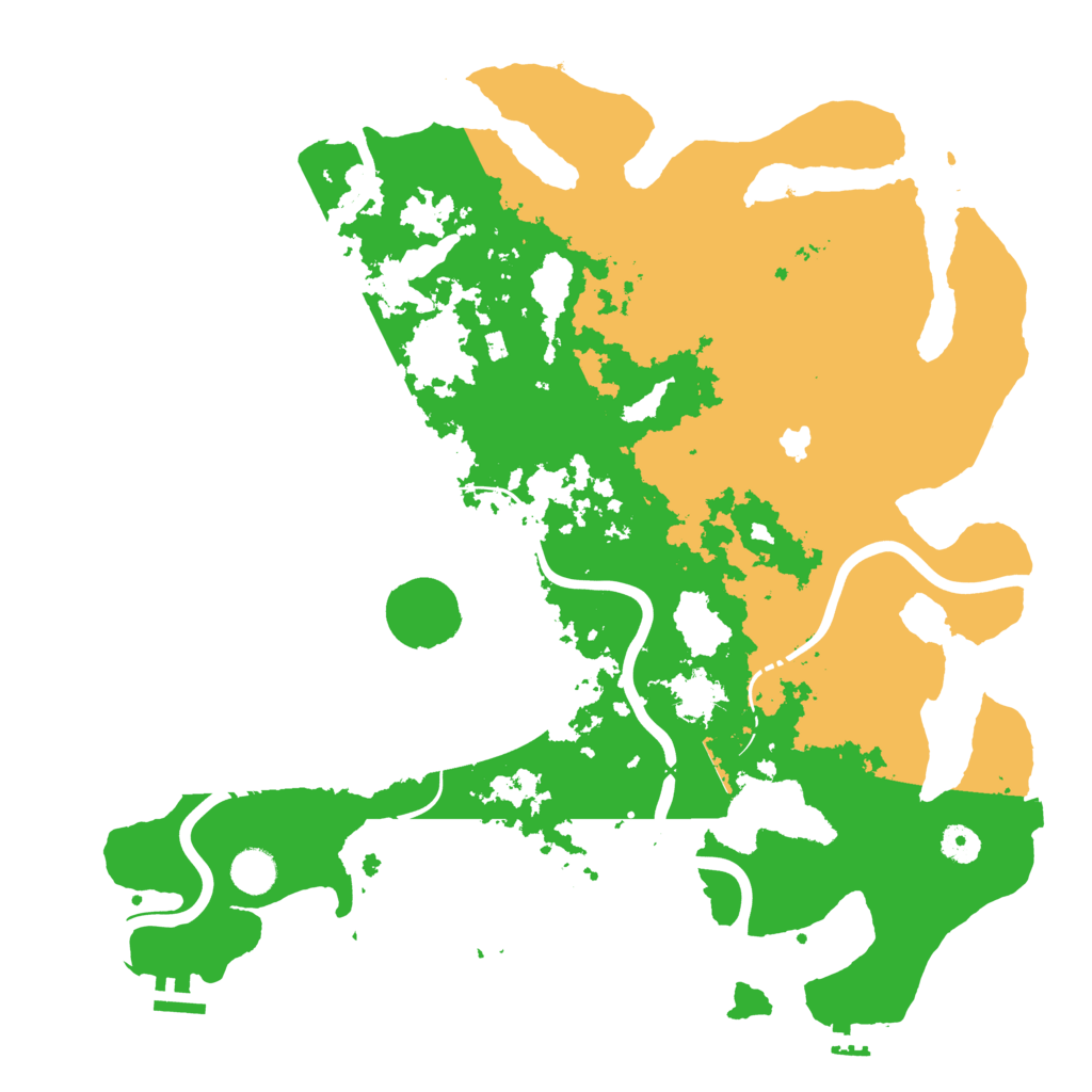 Biome Rust Map: Procedural Map, Size: 4250, Seed: 930045598