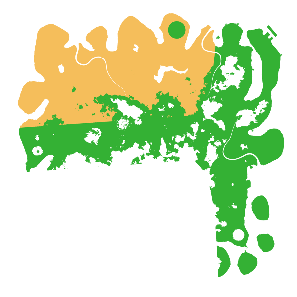 Biome Rust Map: Procedural Map, Size: 4500, Seed: 279202023