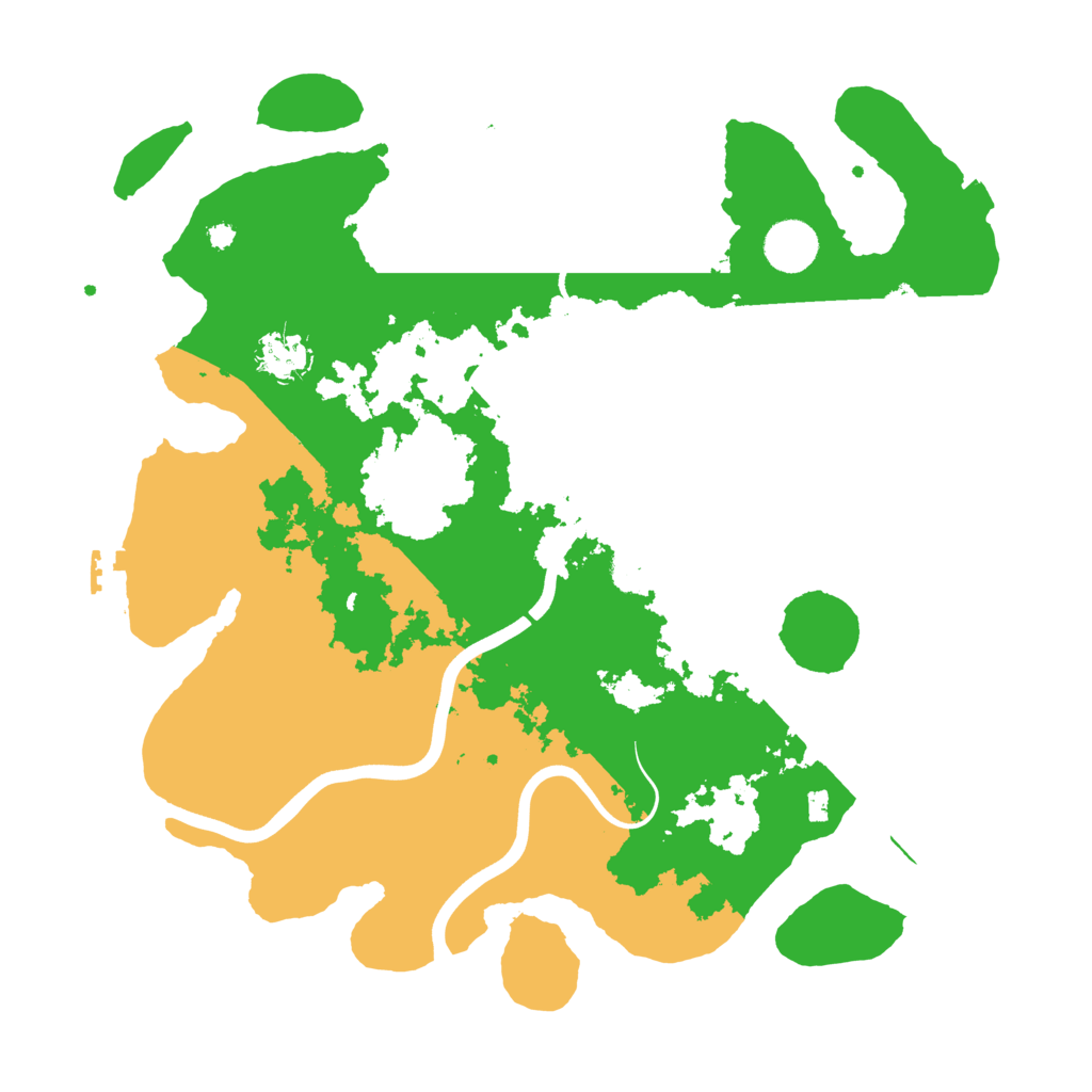 Biome Rust Map: Procedural Map, Size: 3800, Seed: 27394492