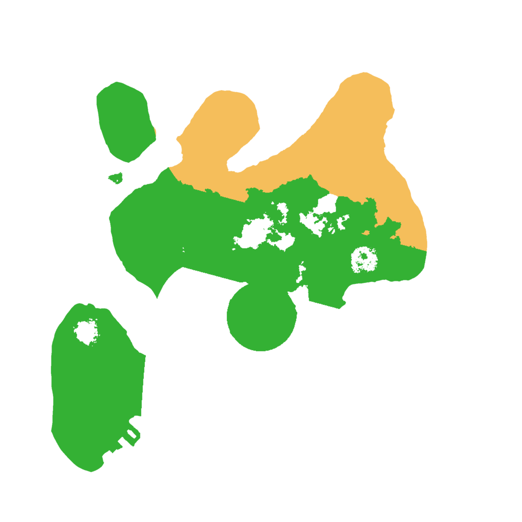 Biome Rust Map: Procedural Map, Size: 2000, Seed: 261964461