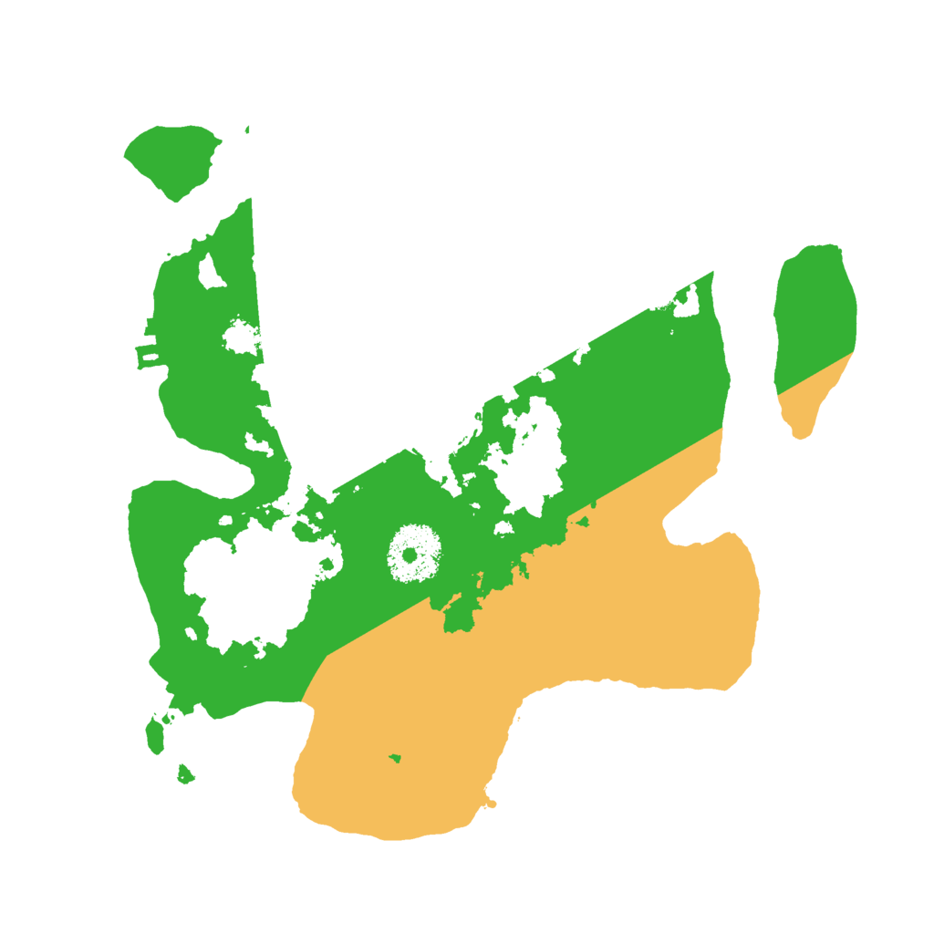 Biome Rust Map: Procedural Map, Size: 2500, Seed: 128459013