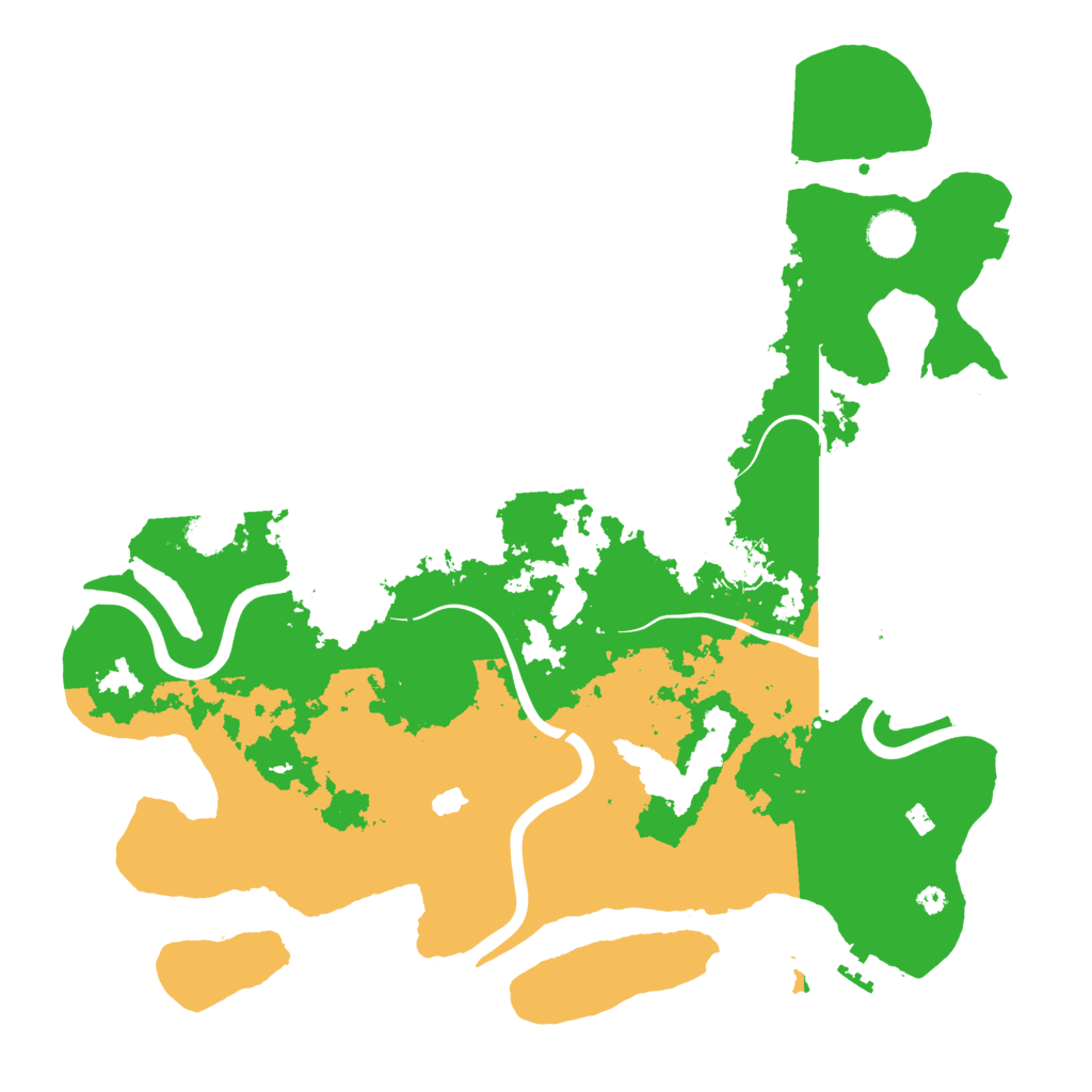Biome Rust Map: Procedural Map, Size: 4000, Seed: 222395422
