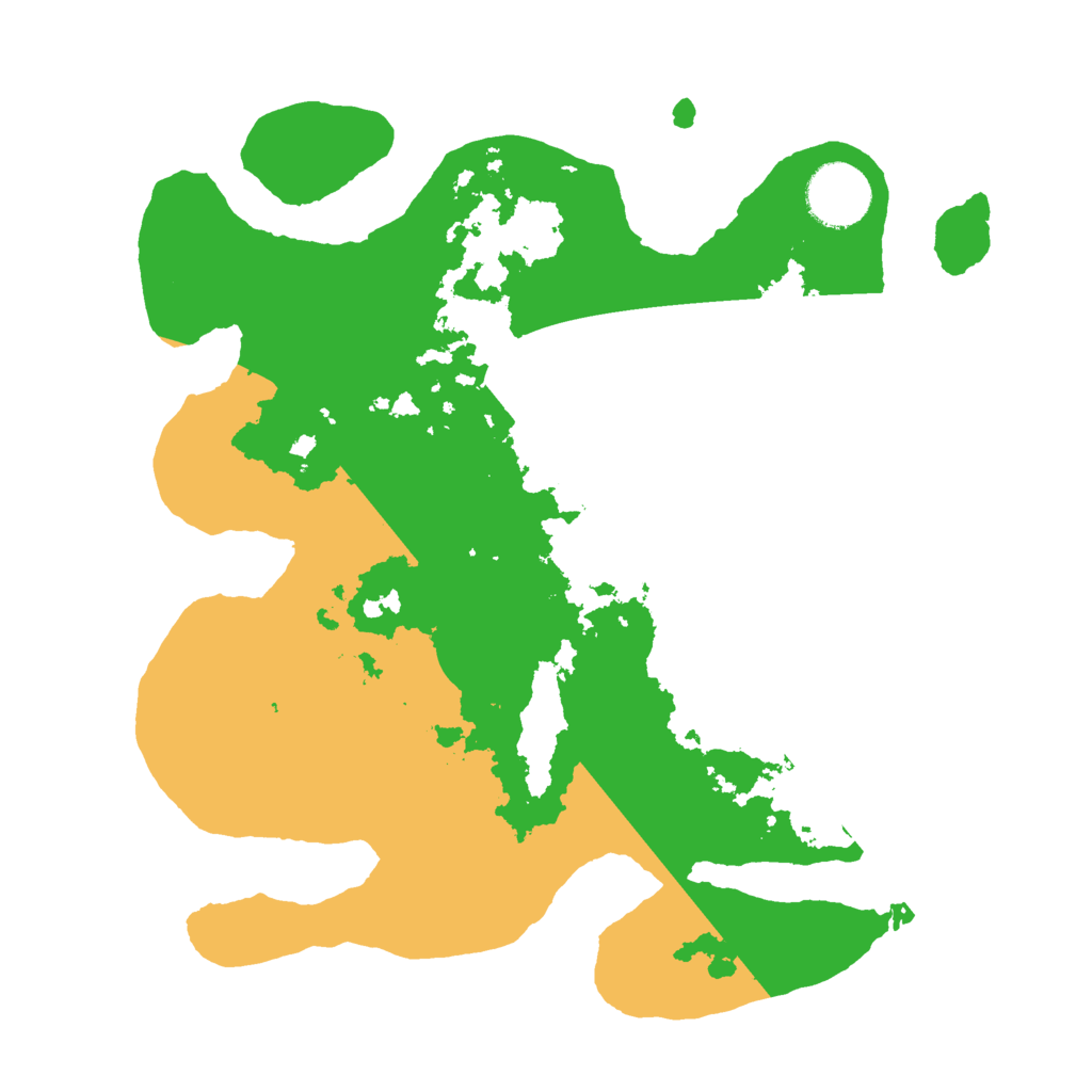 Biome Rust Map: Barren, Size: 3000, Seed: 2004188300