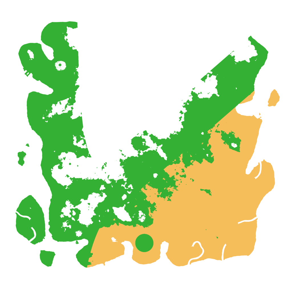 Biome Rust Map: Procedural Map, Size: 4250, Seed: 154632177