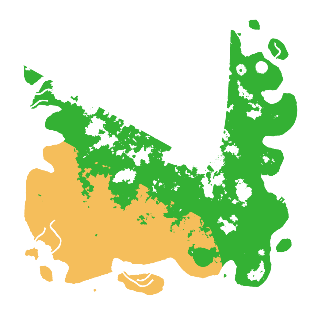 Biome Rust Map: Procedural Map, Size: 4500, Seed: 32026010
