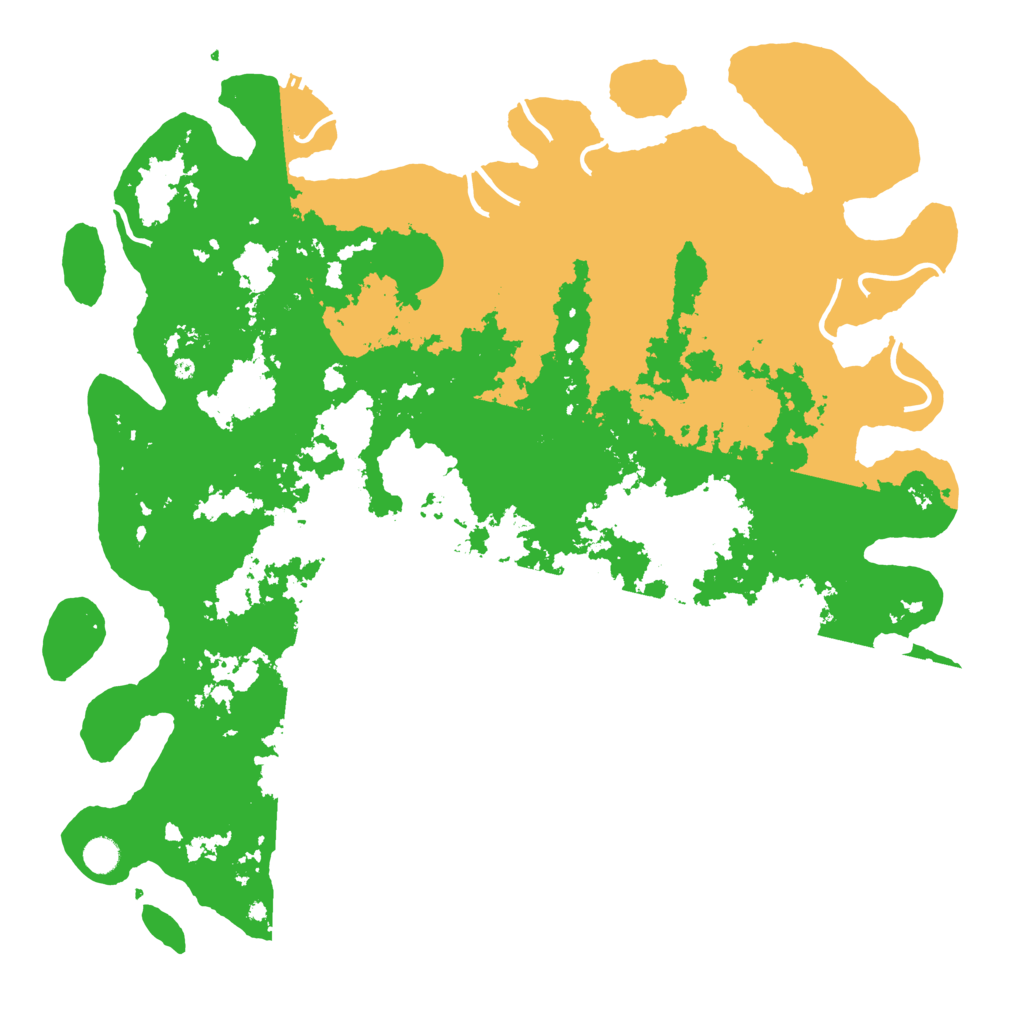 Biome Rust Map: Procedural Map, Size: 5000, Seed: 58929791