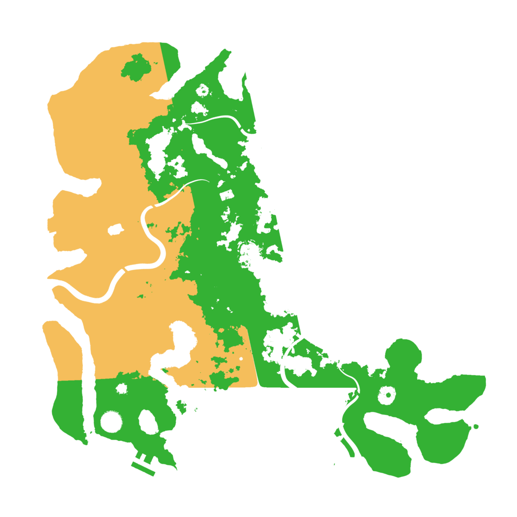 Biome Rust Map: Procedural Map, Size: 4200, Seed: 4535
