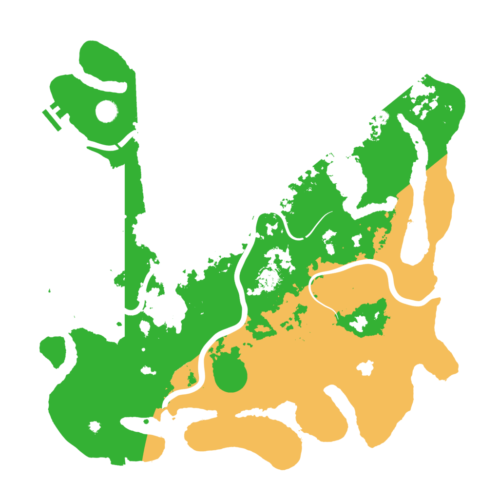 Biome Rust Map: Procedural Map, Size: 4000, Seed: 1238199205