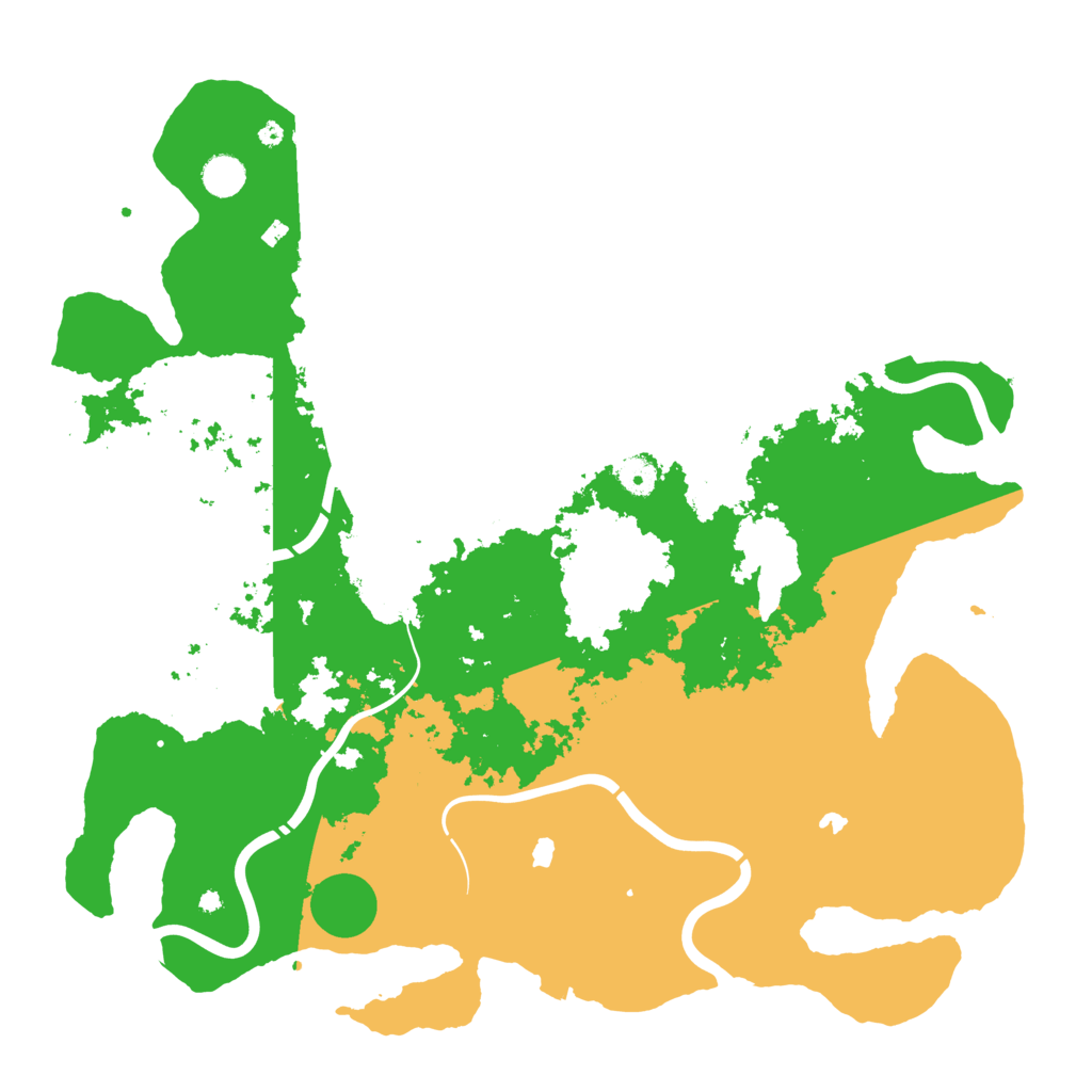 Biome Rust Map: Procedural Map, Size: 4500, Seed: 258541445
