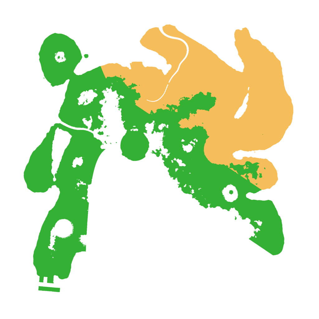 Biome Rust Map: Procedural Map, Size: 3000, Seed: 919406693
