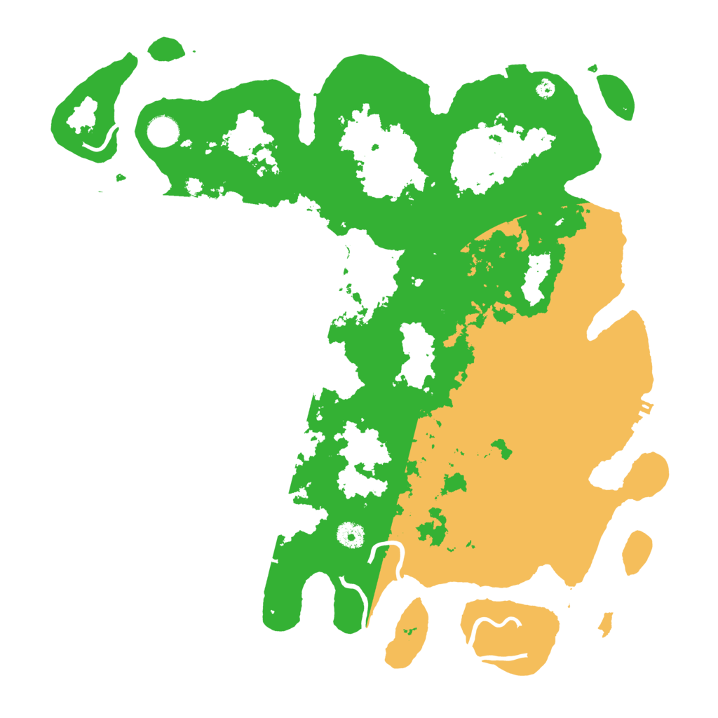 Biome Rust Map: Procedural Map, Size: 4000, Seed: 5100