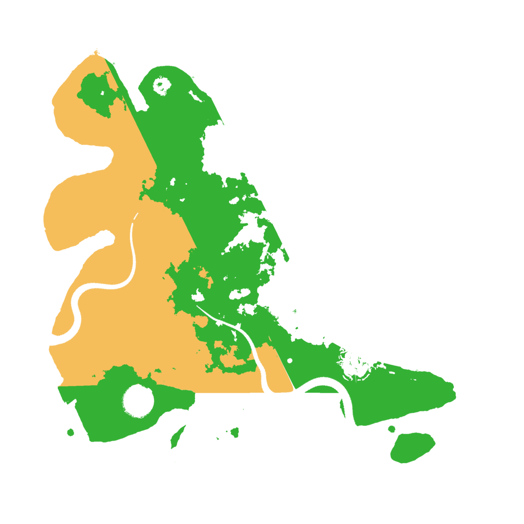 Biome Rust Map: Procedural Map, Size: 3000, Seed: 770731443