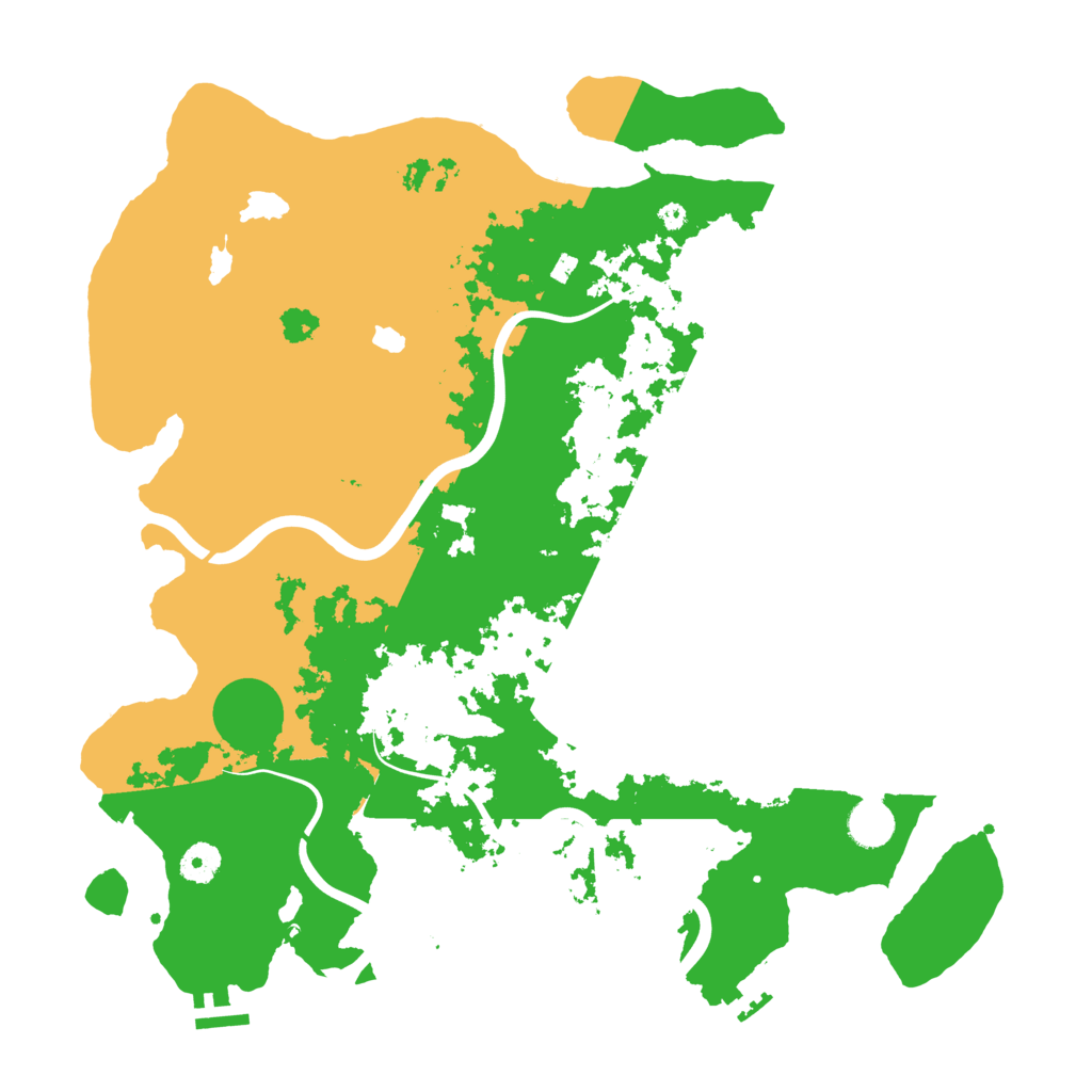 Biome Rust Map: Procedural Map, Size: 4096, Seed: 901034429