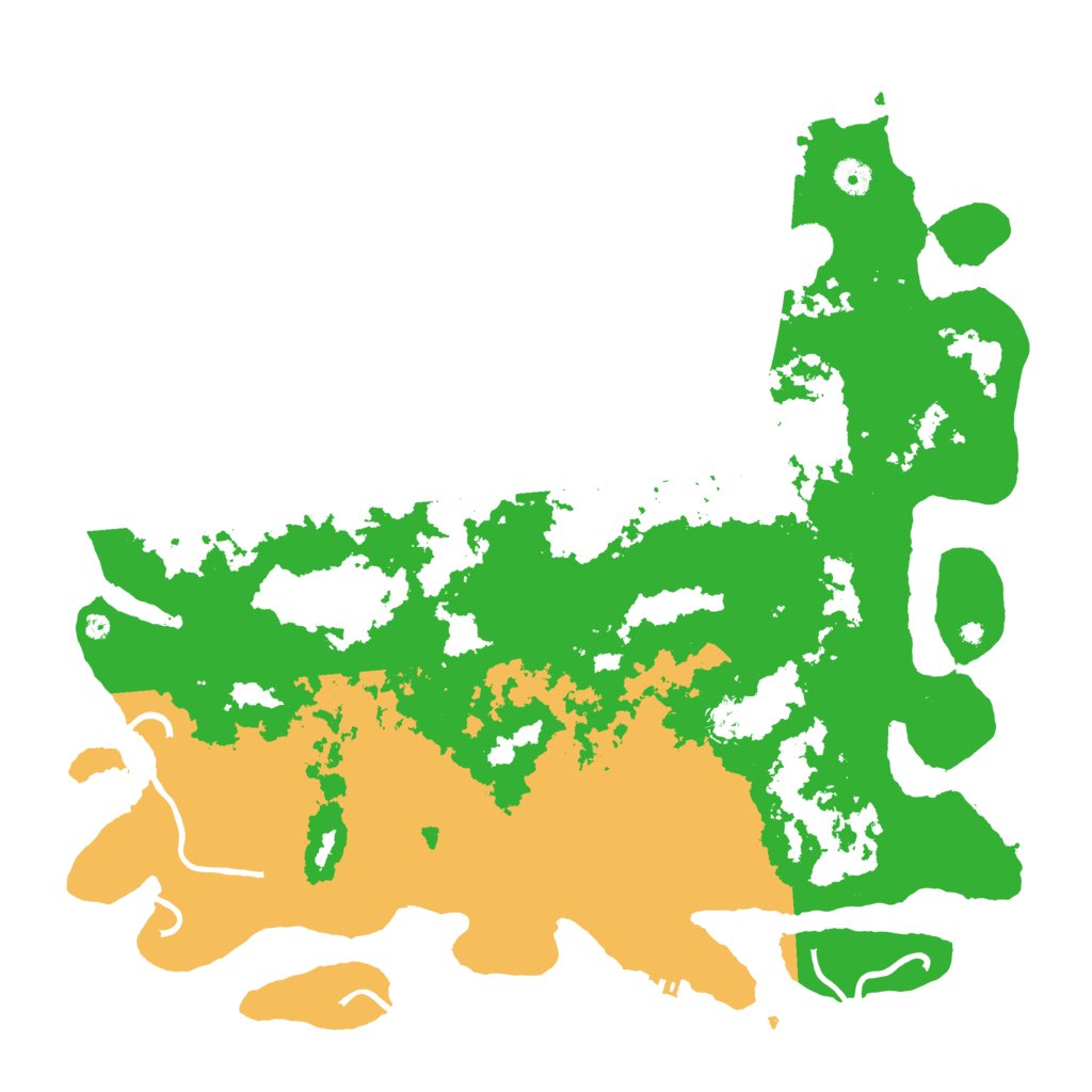 Biome Rust Map: Procedural Map, Size: 4500, Seed: 805