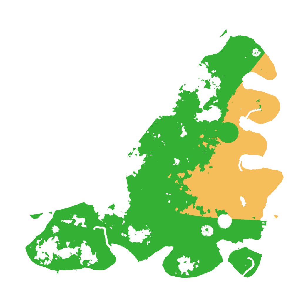 Biome Rust Map: Procedural Map, Size: 3850, Seed: 525909