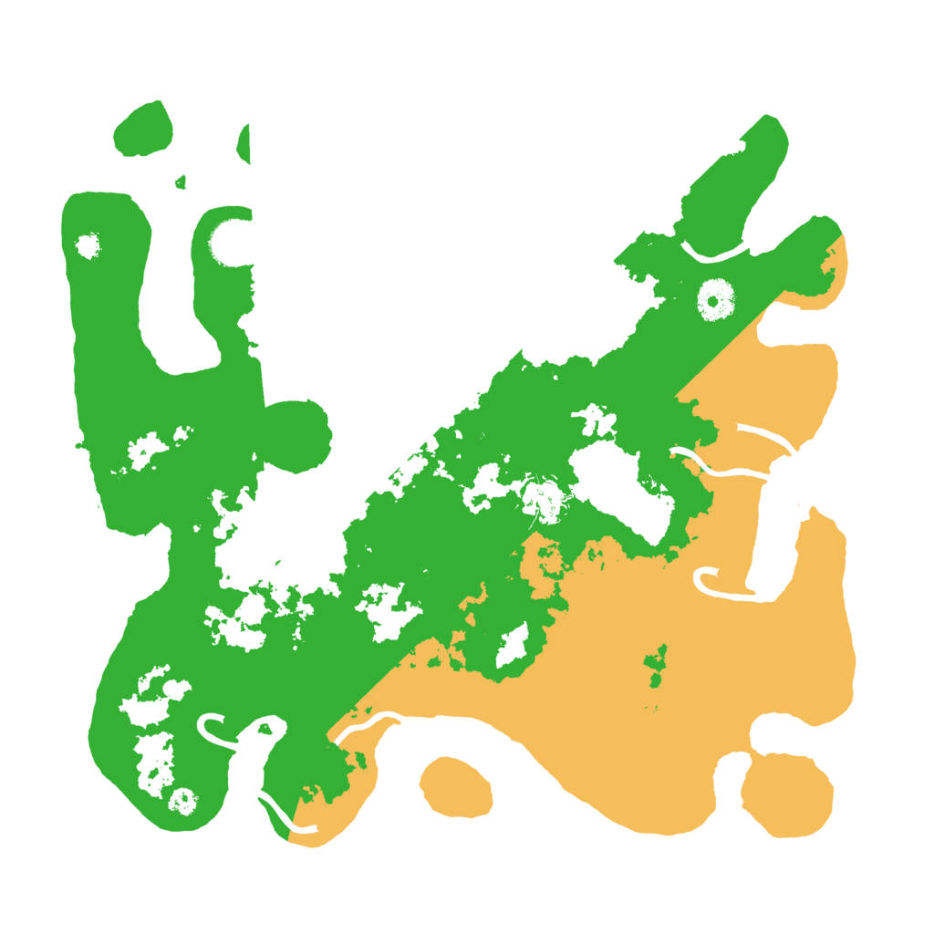 Biome Rust Map: Procedural Map, Size: 3500, Seed: 63124693