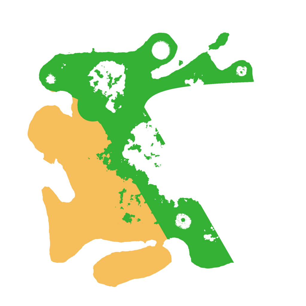 Biome Rust Map: Procedural Map, Size: 3000, Seed: 16864
