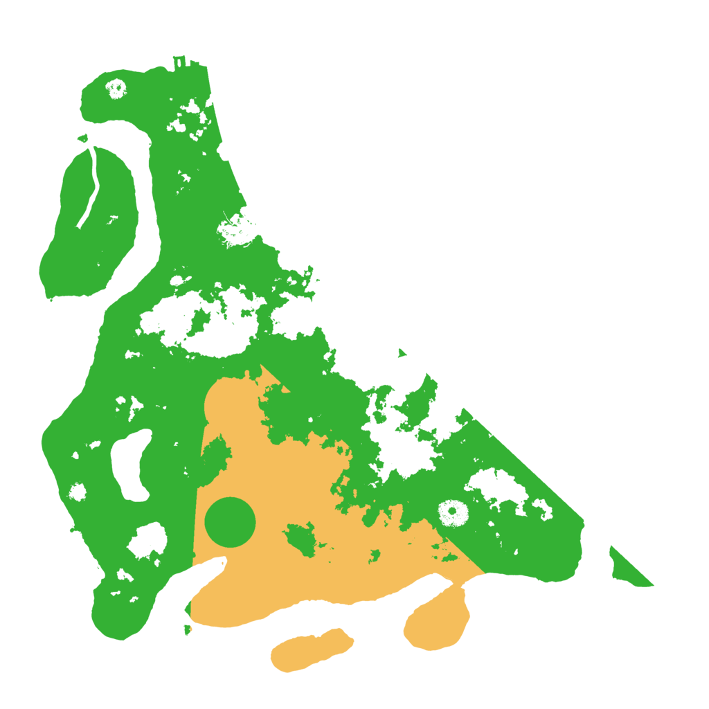 Biome Rust Map: Procedural Map, Size: 3700, Seed: 45153778