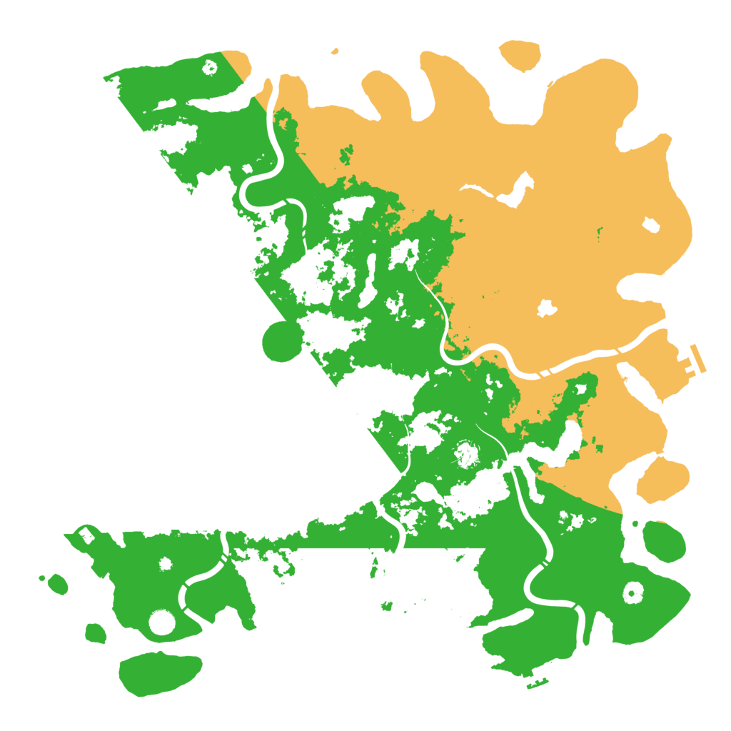 Biome Rust Map: Procedural Map, Size: 5000, Seed: 802293