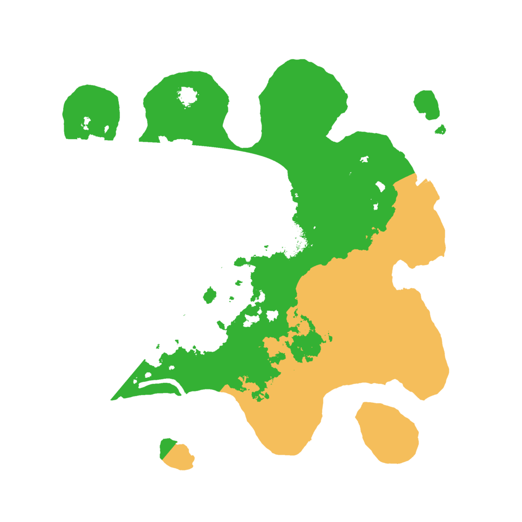 Biome Rust Map: Procedural Map, Size: 2500, Seed: 1563345436