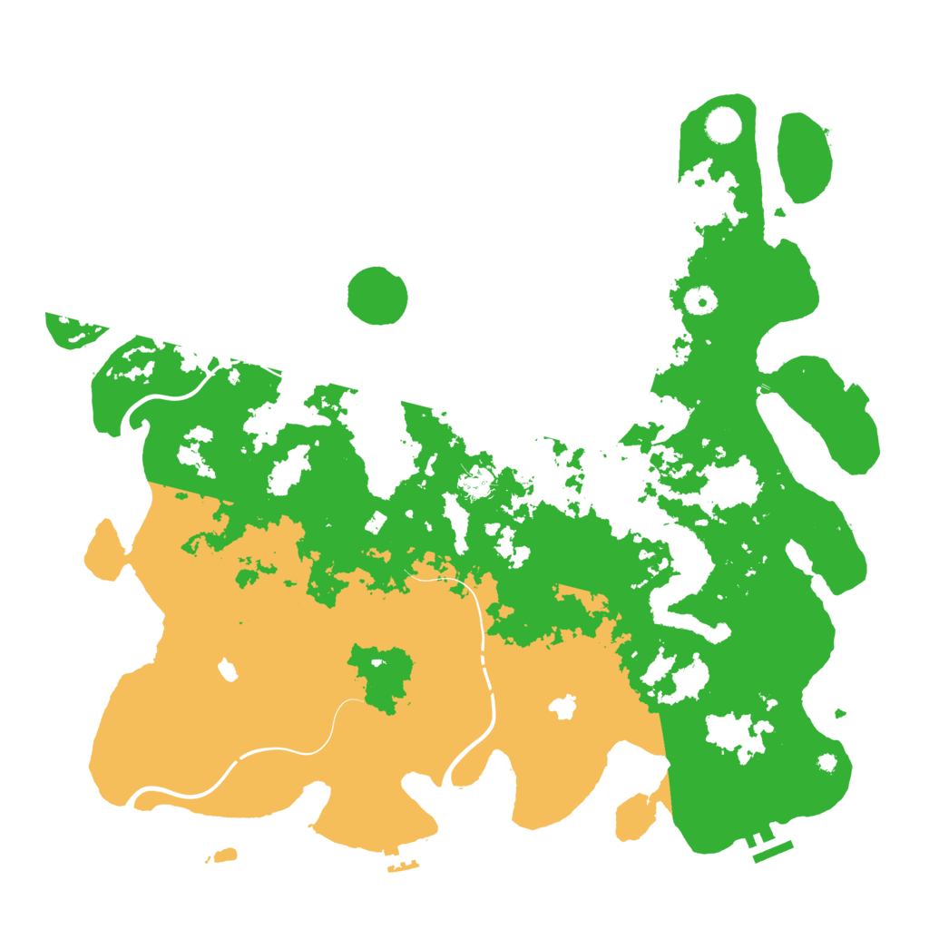 Biome Rust Map: Procedural Map, Size: 4500, Seed: 1572161259
