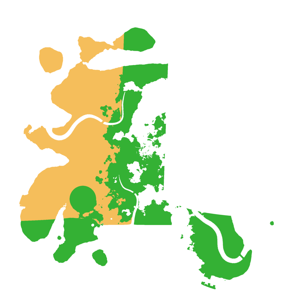 Biome Rust Map: Procedural Map, Size: 3000, Seed: 82496254