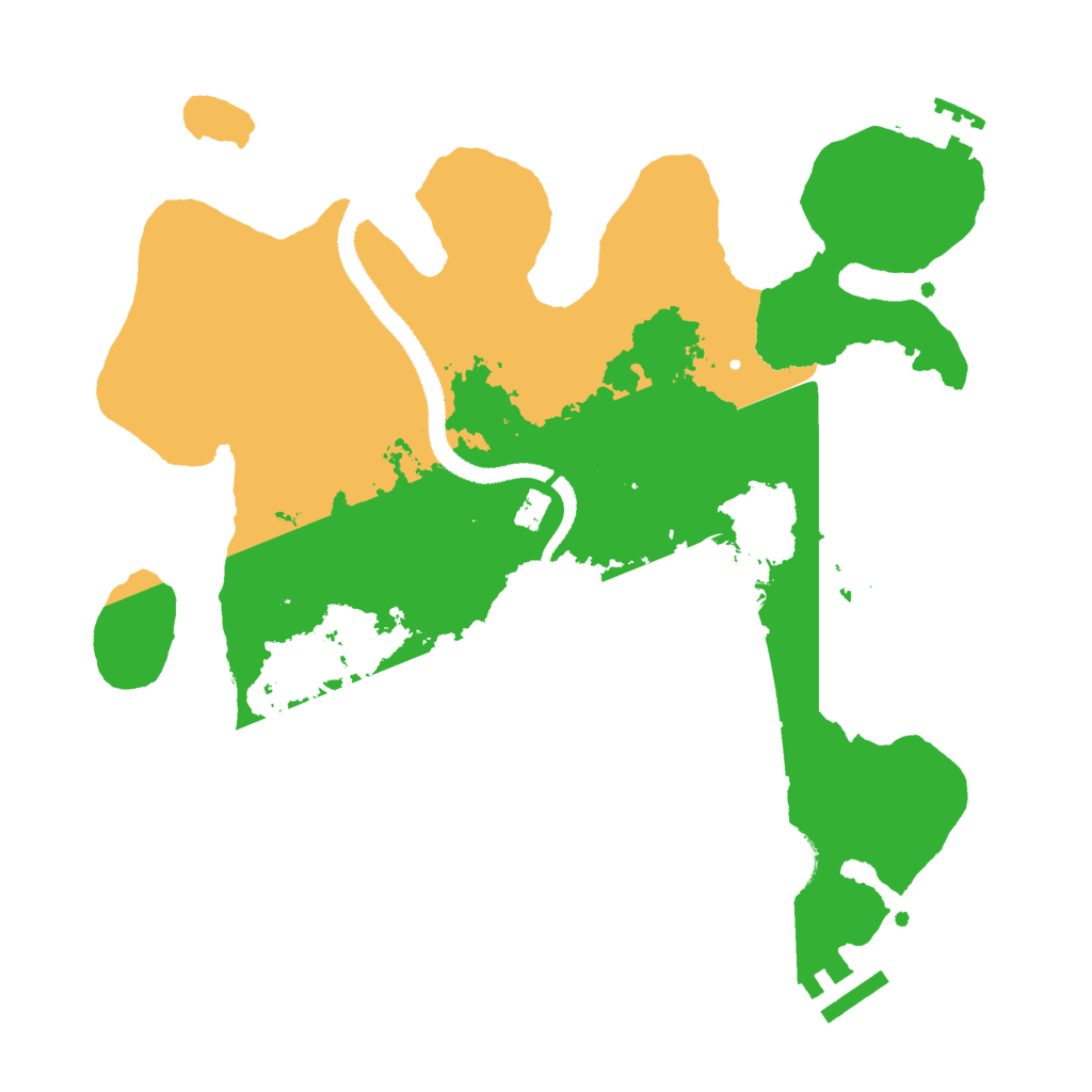 Biome Rust Map: Procedural Map, Size: 3000, Seed: 1713818009