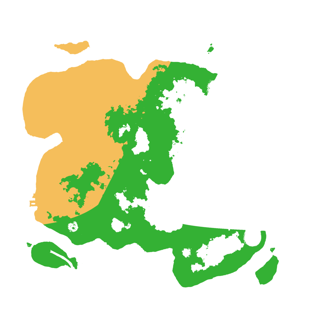 Biome Rust Map: Procedural Map, Size: 3200, Seed: 1645577354