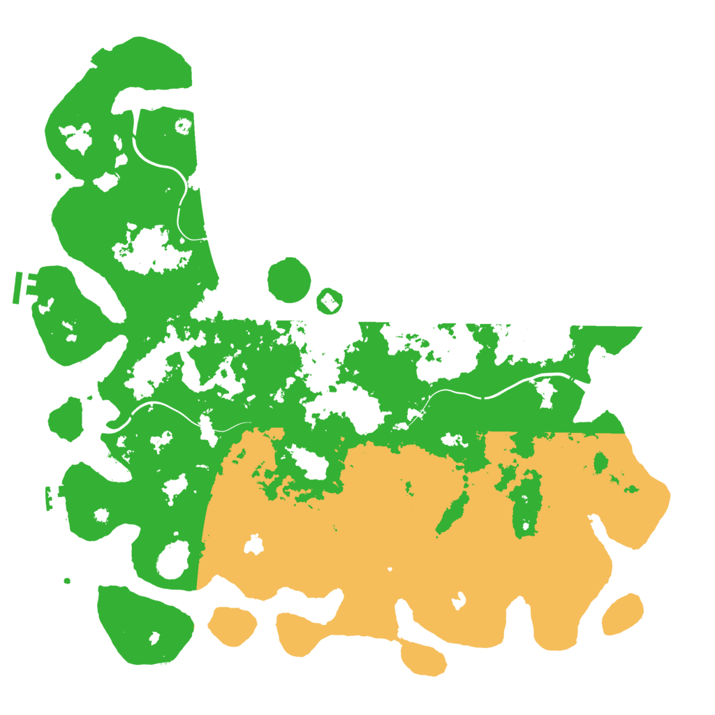 Biome Rust Map: Procedural Map, Size: 4500, Seed: 1012084795