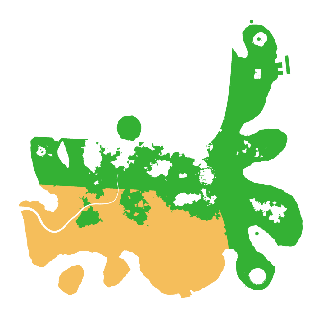 Biome Rust Map: Procedural Map, Size: 3450, Seed: 25541648