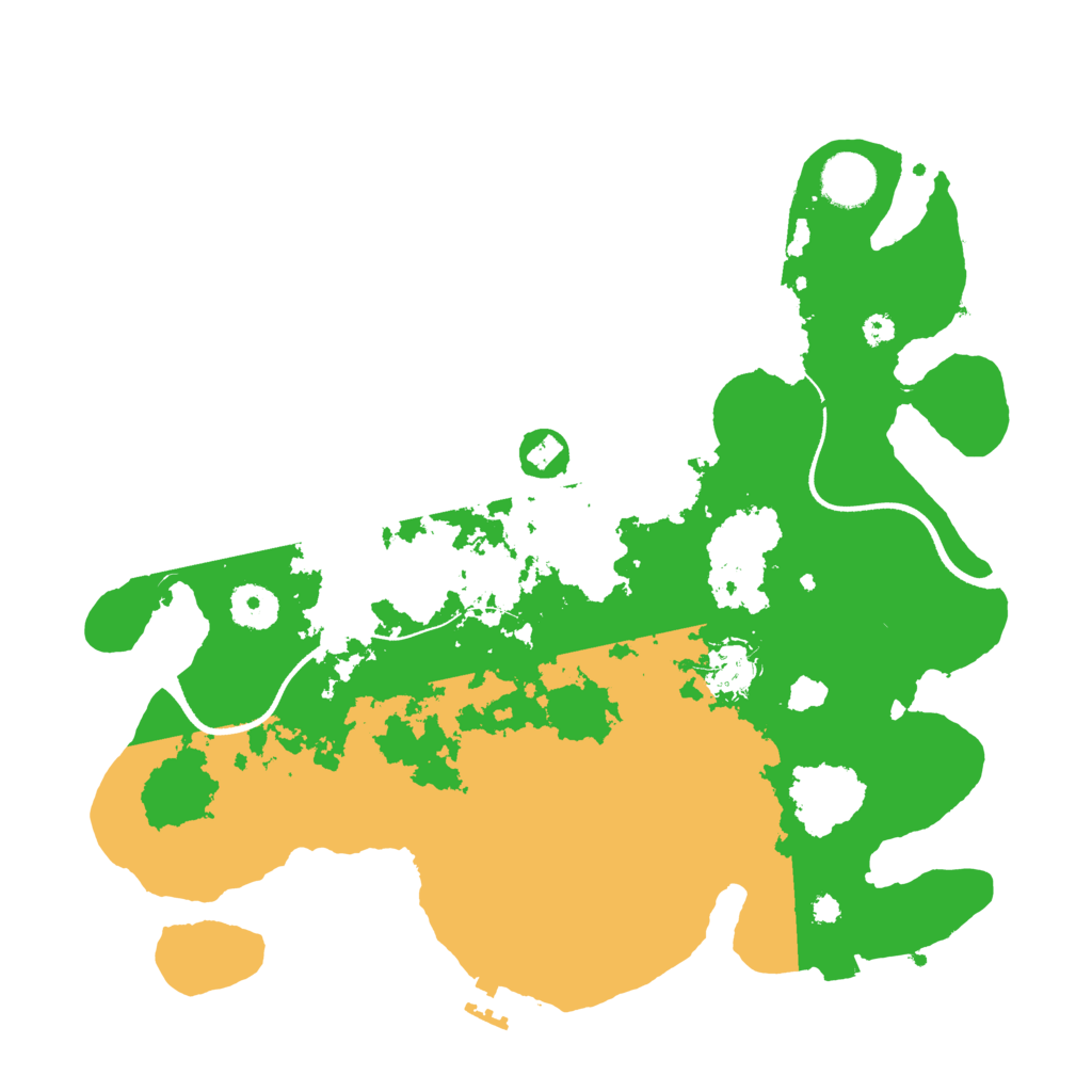 Biome Rust Map: Procedural Map, Size: 3500, Seed: 1065648280