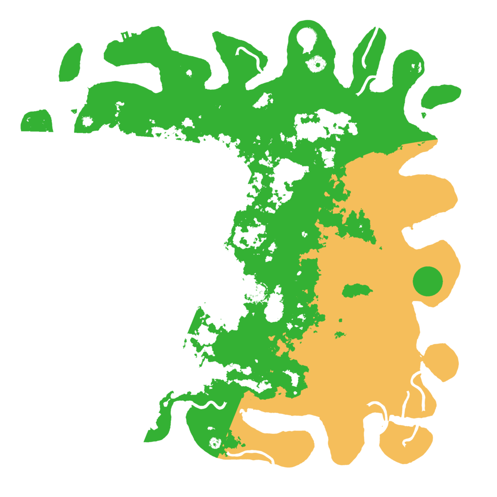 Biome Rust Map: Procedural Map, Size: 4400, Seed: 29866049