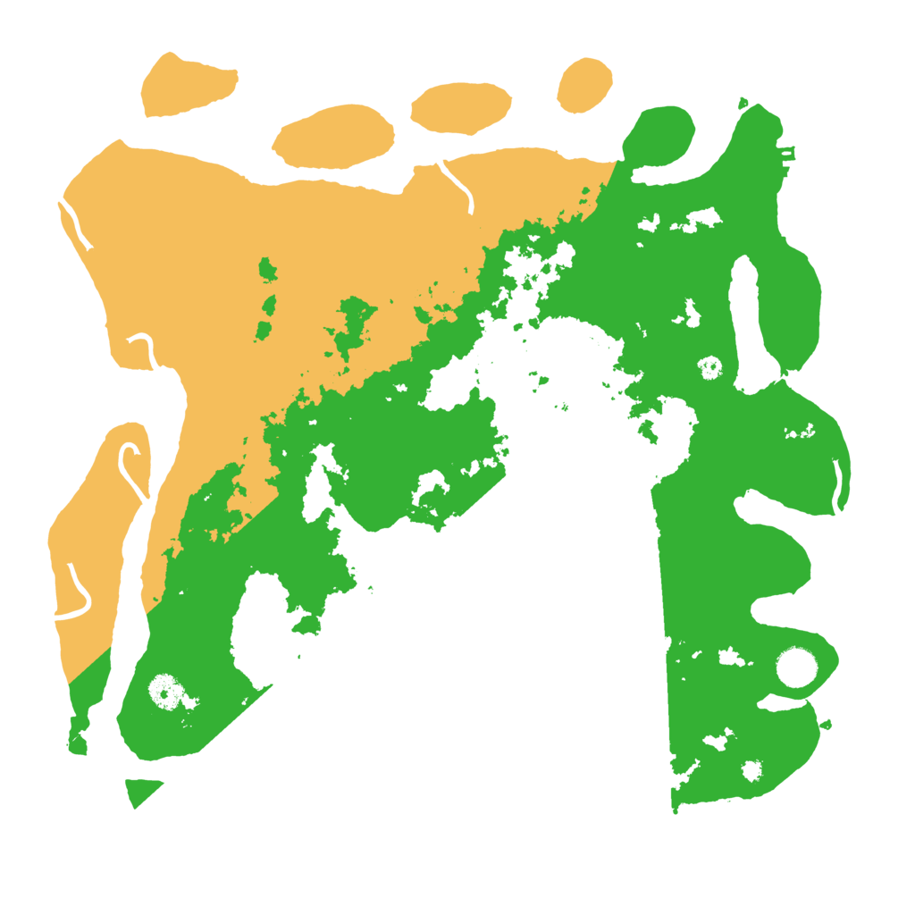 Biome Rust Map: Procedural Map, Size: 4000, Seed: 20419