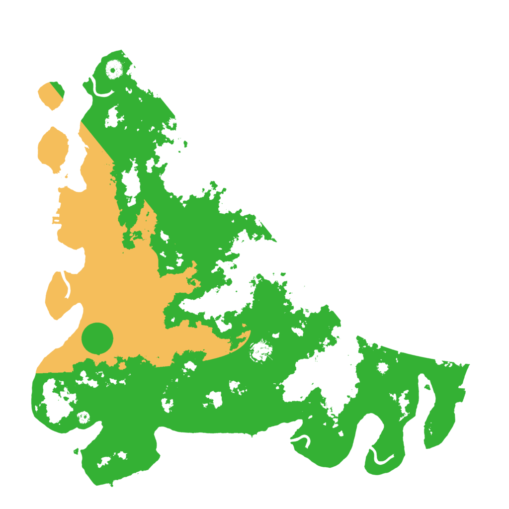 Biome Rust Map: Procedural Map, Size: 4250, Seed: 23189111