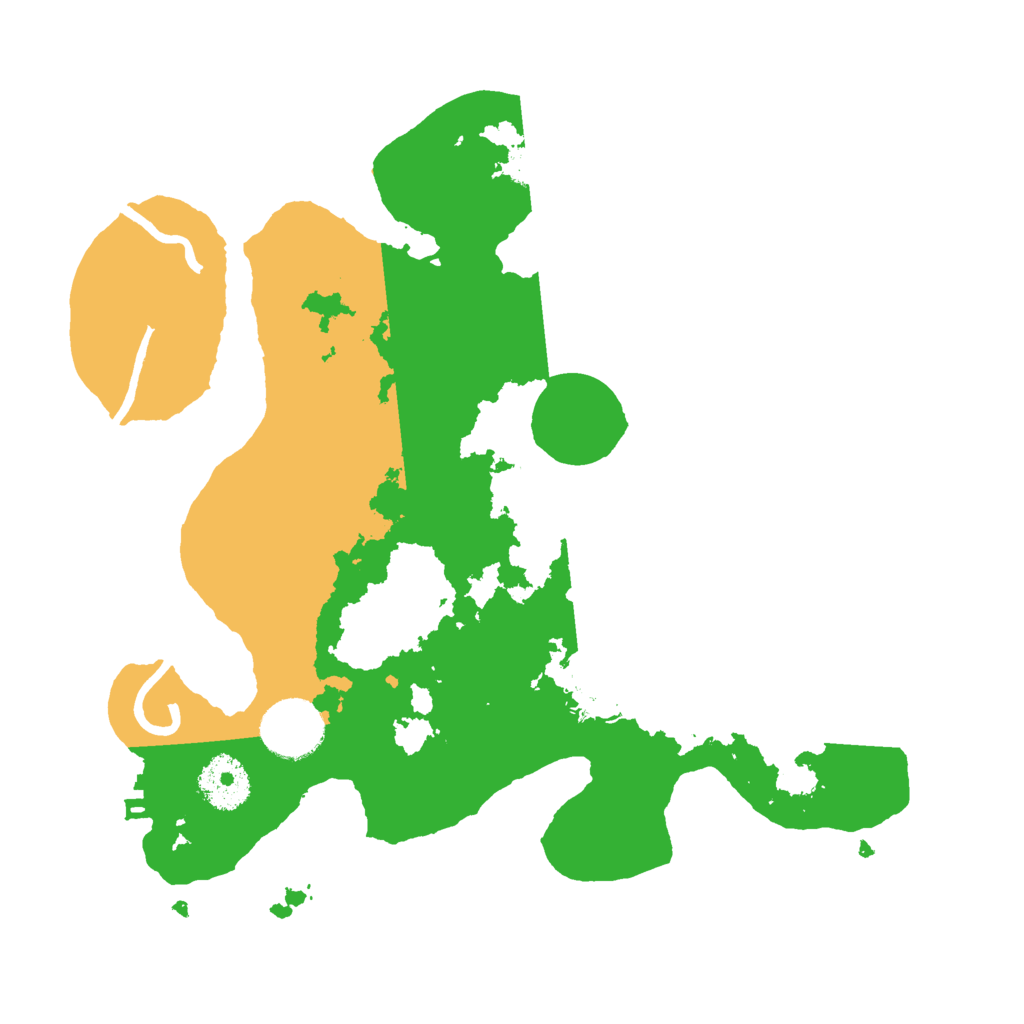 Biome Rust Map: Procedural Map, Size: 3000, Seed: 66112